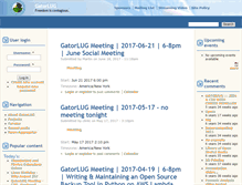 Tablet Screenshot of gatorlug.org